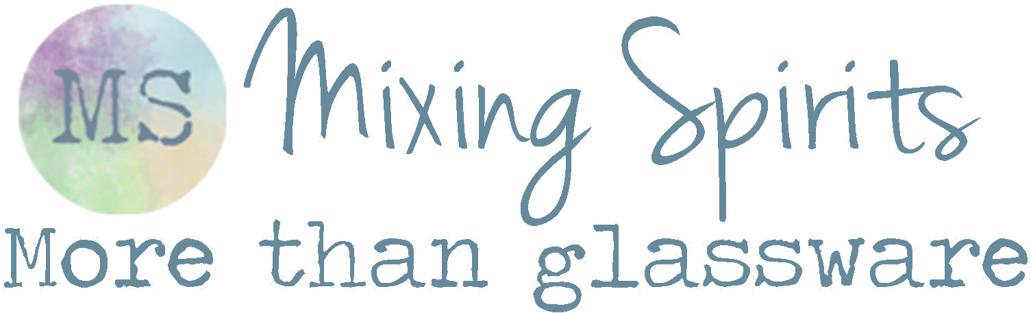 Mixing Spirits Glassware Logo PNG image