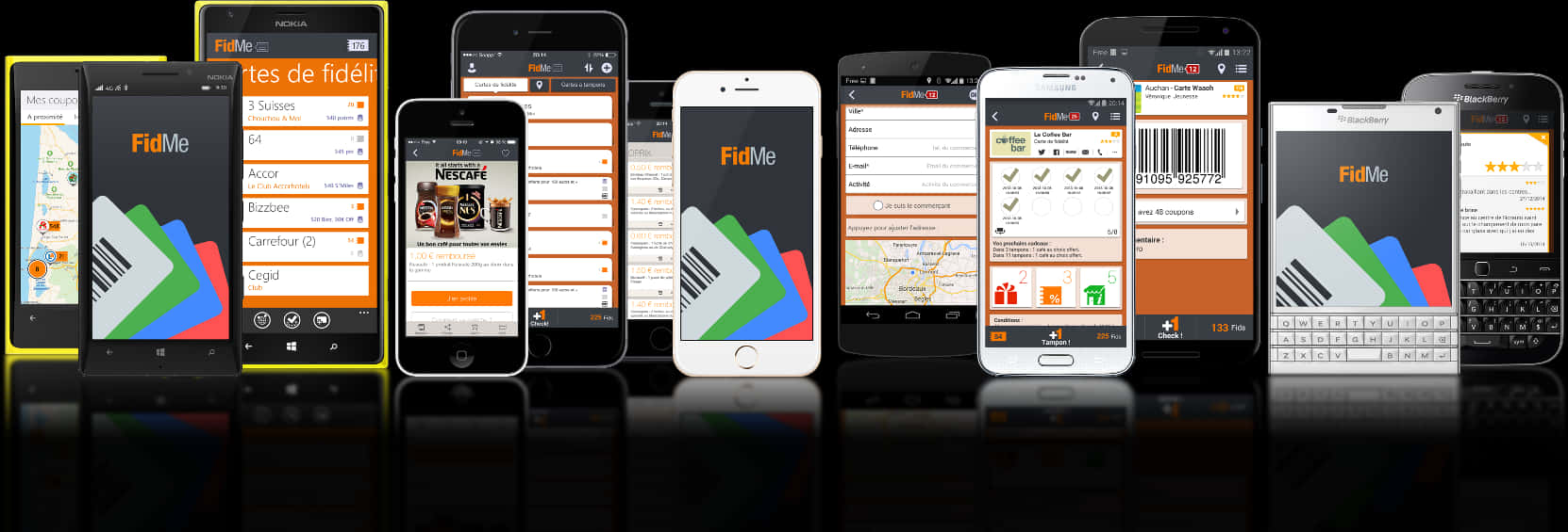 Mobile App Screens Display PNG image