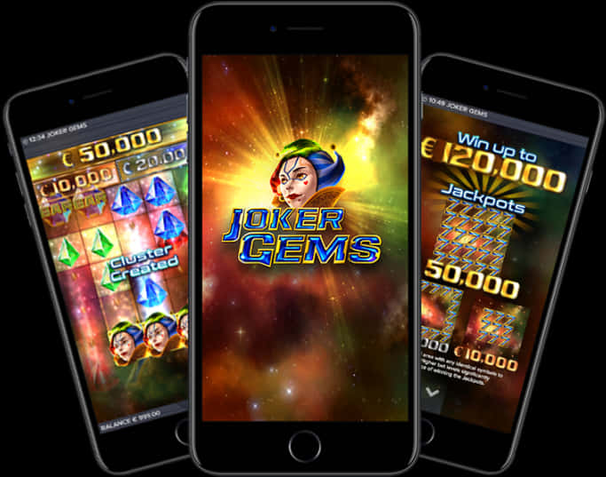 Mobile Casino Games Joker Gems PNG image