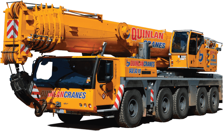 Mobile Crane Quinlan Cranes PNG image