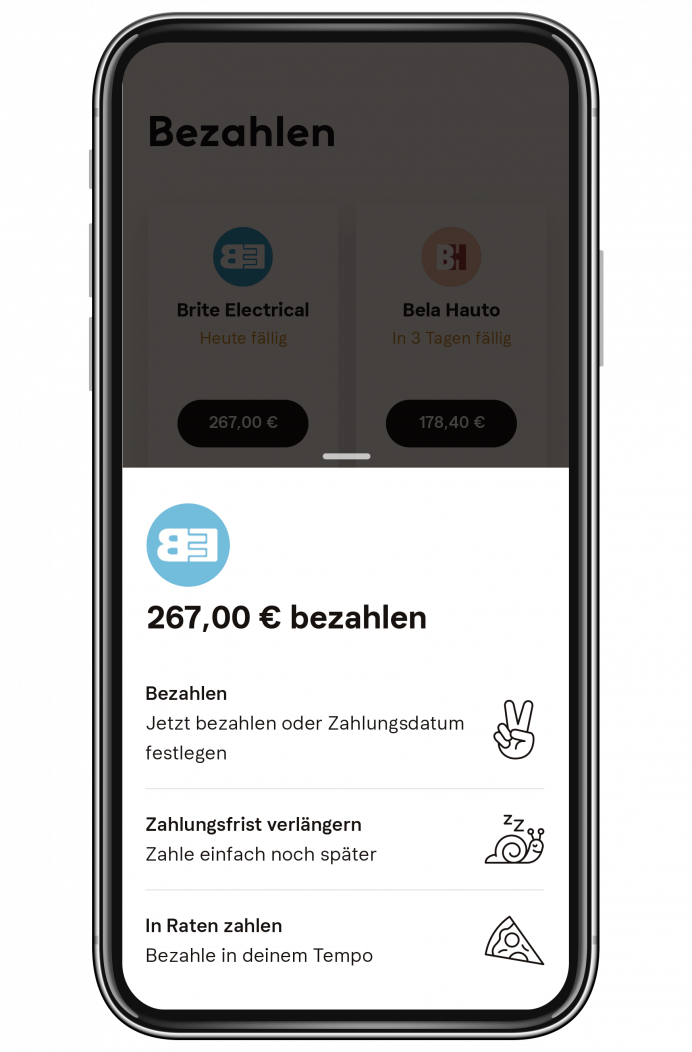 Mobile Payment App Screen Germany PNG image