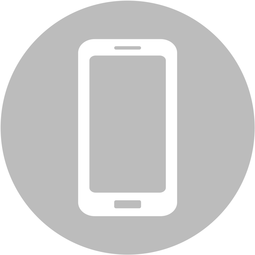 Mobile Phone Icon Graphic PNG image