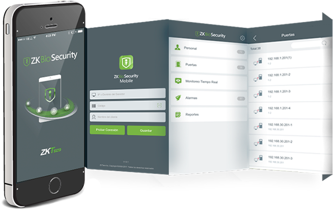 Mobile Security App Interface PNG image