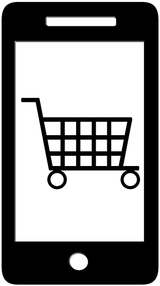 Mobile Shopping Cart Icon PNG image