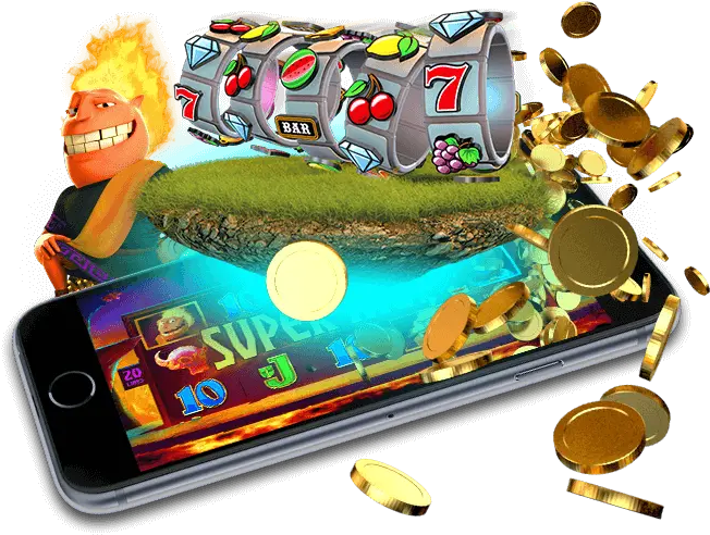 Mobile Slot Game Jackpot Win PNG image