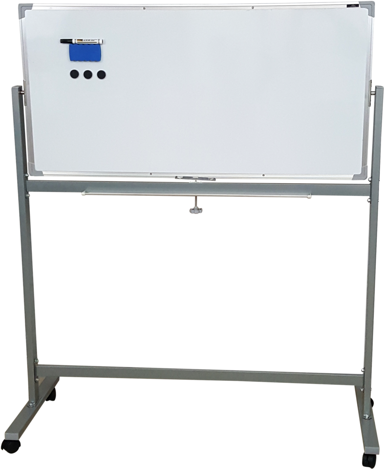 Mobile Whiteboardon Stand PNG image