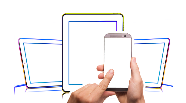 Mobileand Tablets Technology Concept PNG image