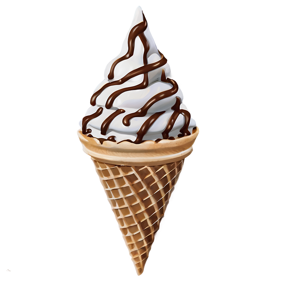 Mocha Waffle Cone Png Pls30 PNG image