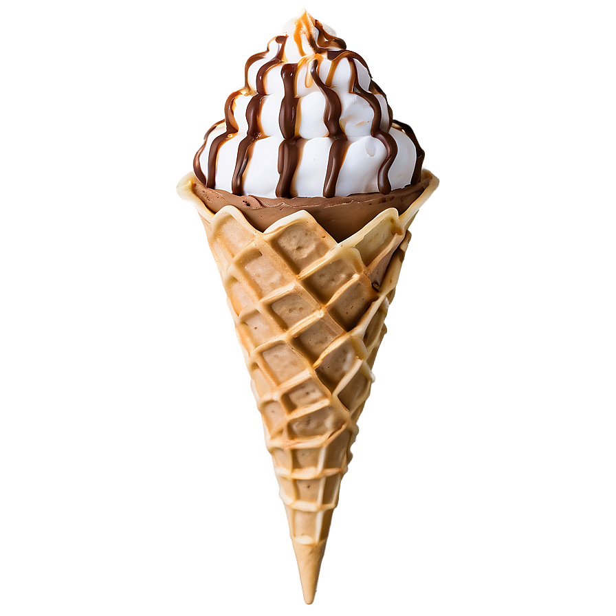 Mocha Waffle Cone Png Yjo PNG image