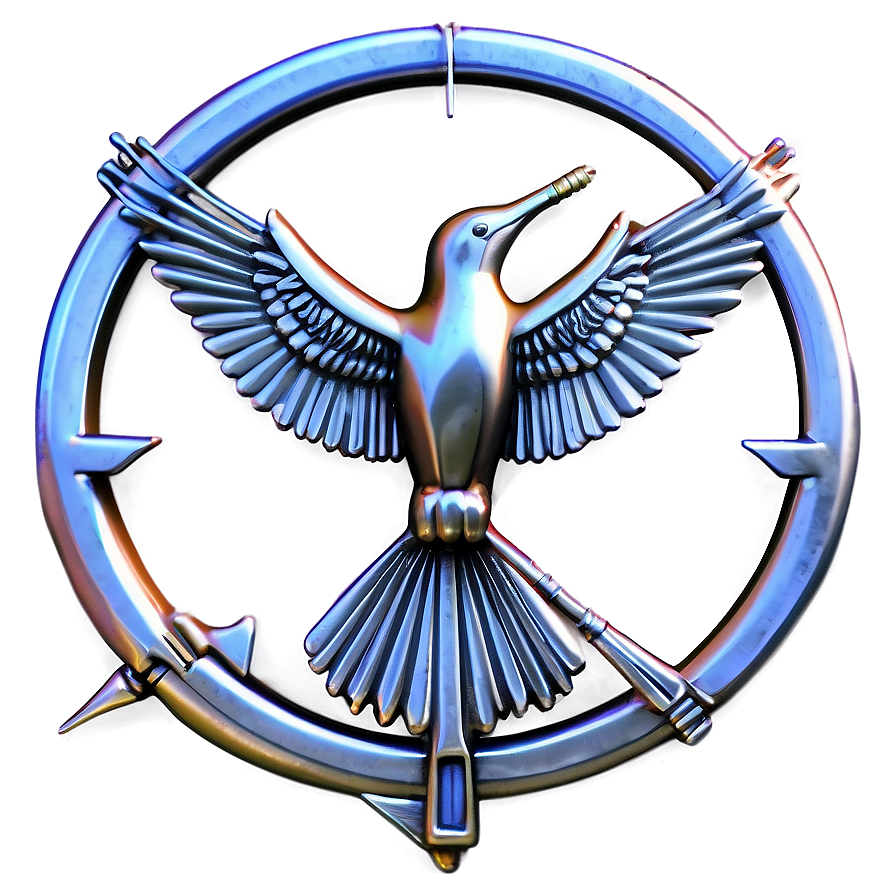 Mockingjay In Silver Png Qtg71 PNG image