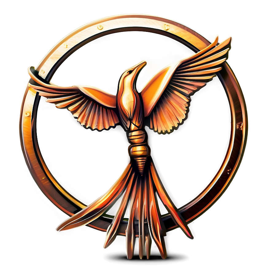 Mockingjay Pin Design Png 06242024 PNG image