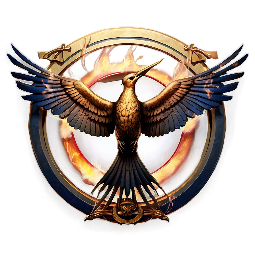 Mockingjay Tribute Icon Png Qkx PNG image