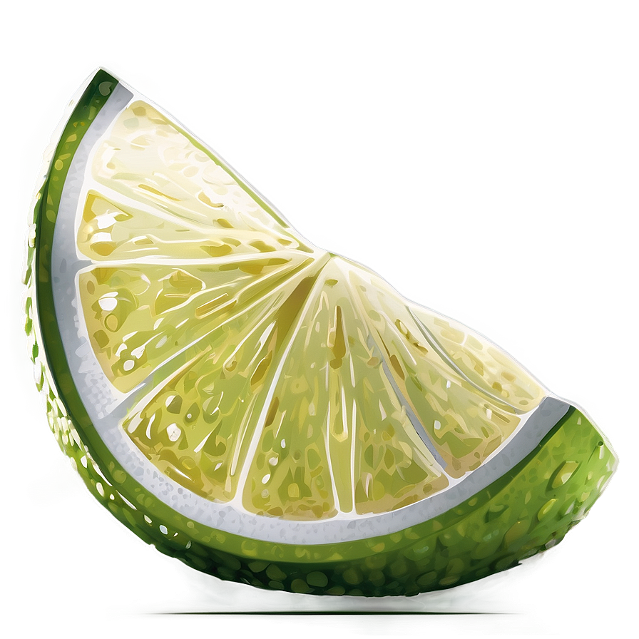 Modelo Especial Lime Wedge Png 06252024 PNG image