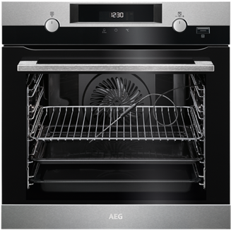 Modern A E G Oven Interior PNG image