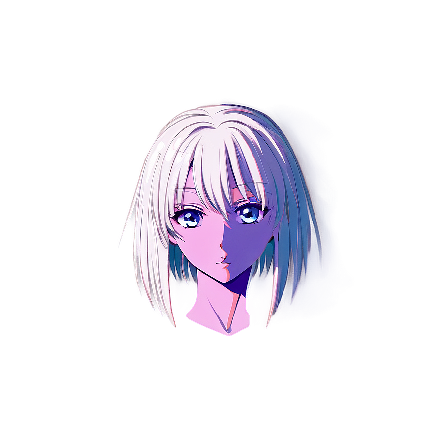 Modern Anime Head Style Png 06272024 PNG image