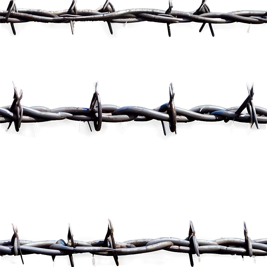 Modern Barbed Wire Fence Png 06212024 PNG image