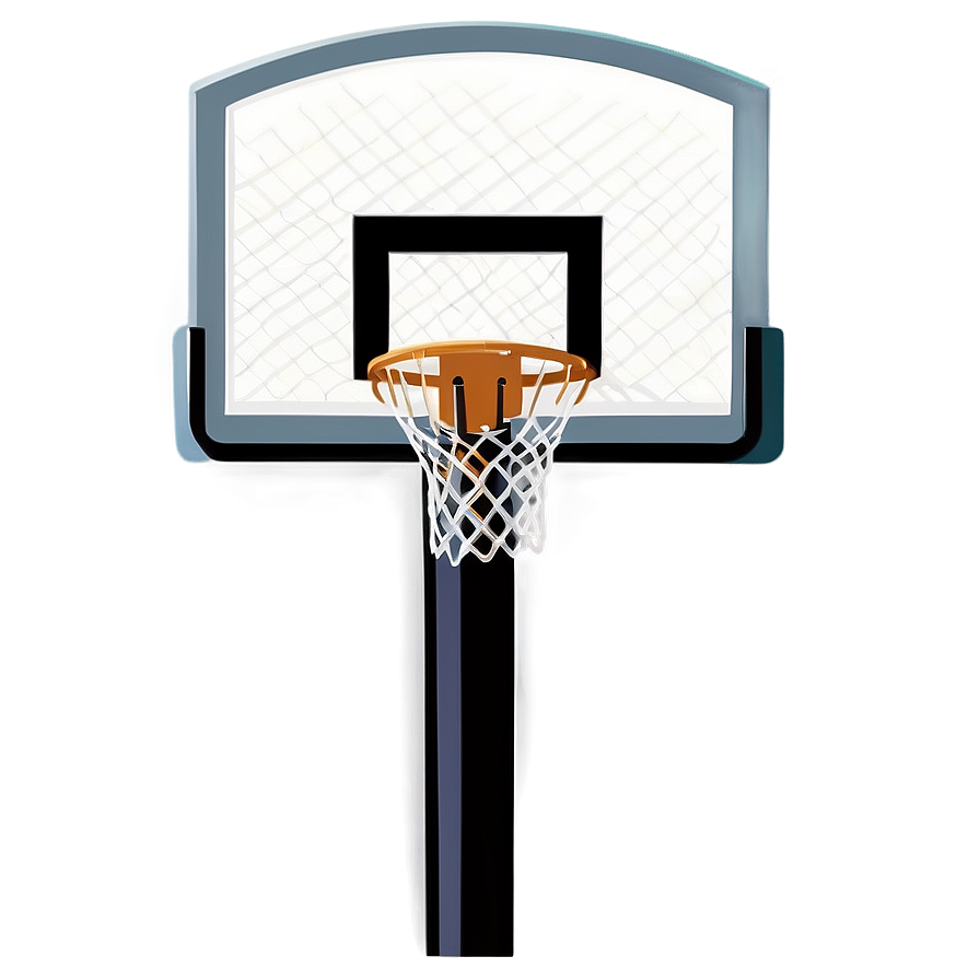 Modern Basketball Hoop Png 05252024 PNG image