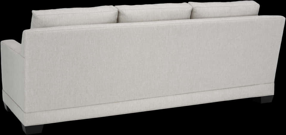 Modern Beige Sofa Design PNG image