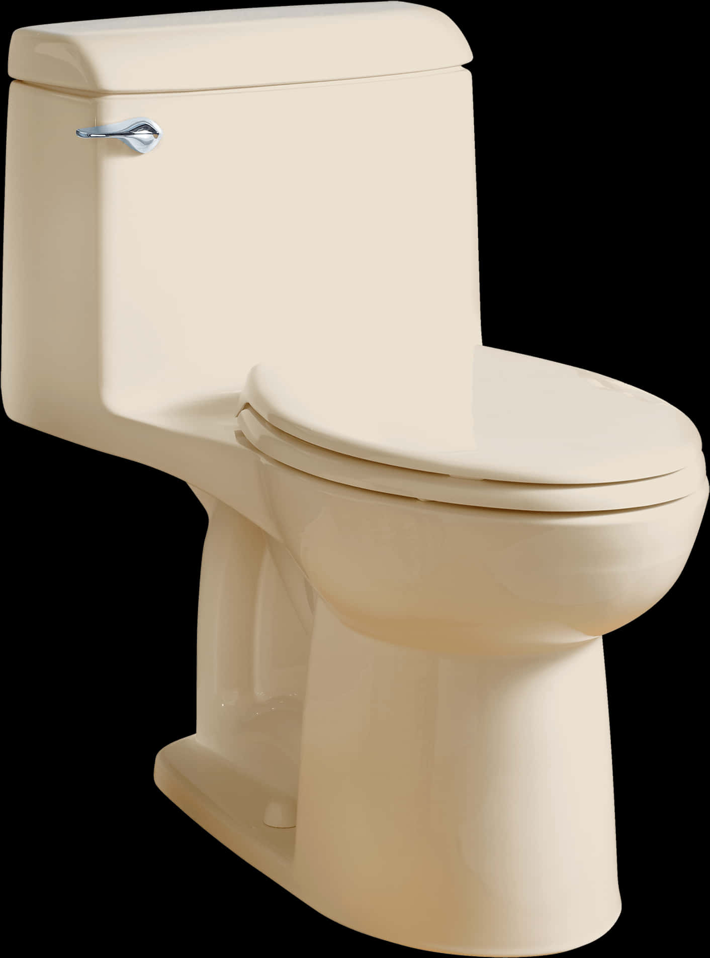 Modern Beige Toilet PNG image