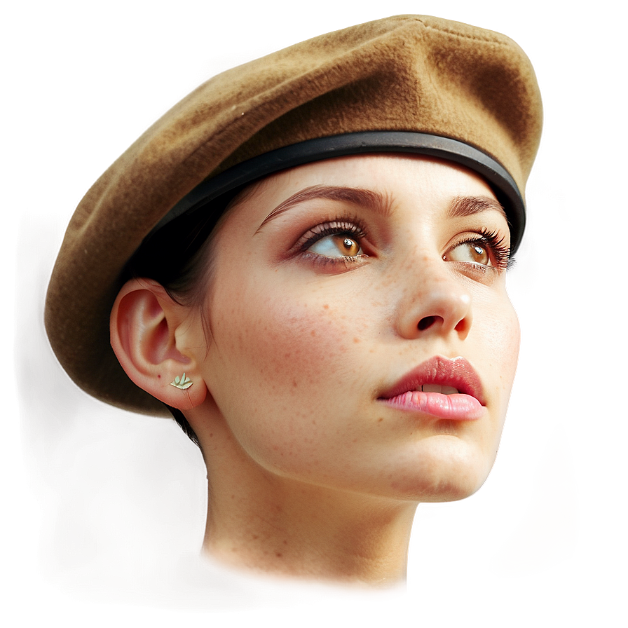 Modern Beret Illustration Png 24 PNG image