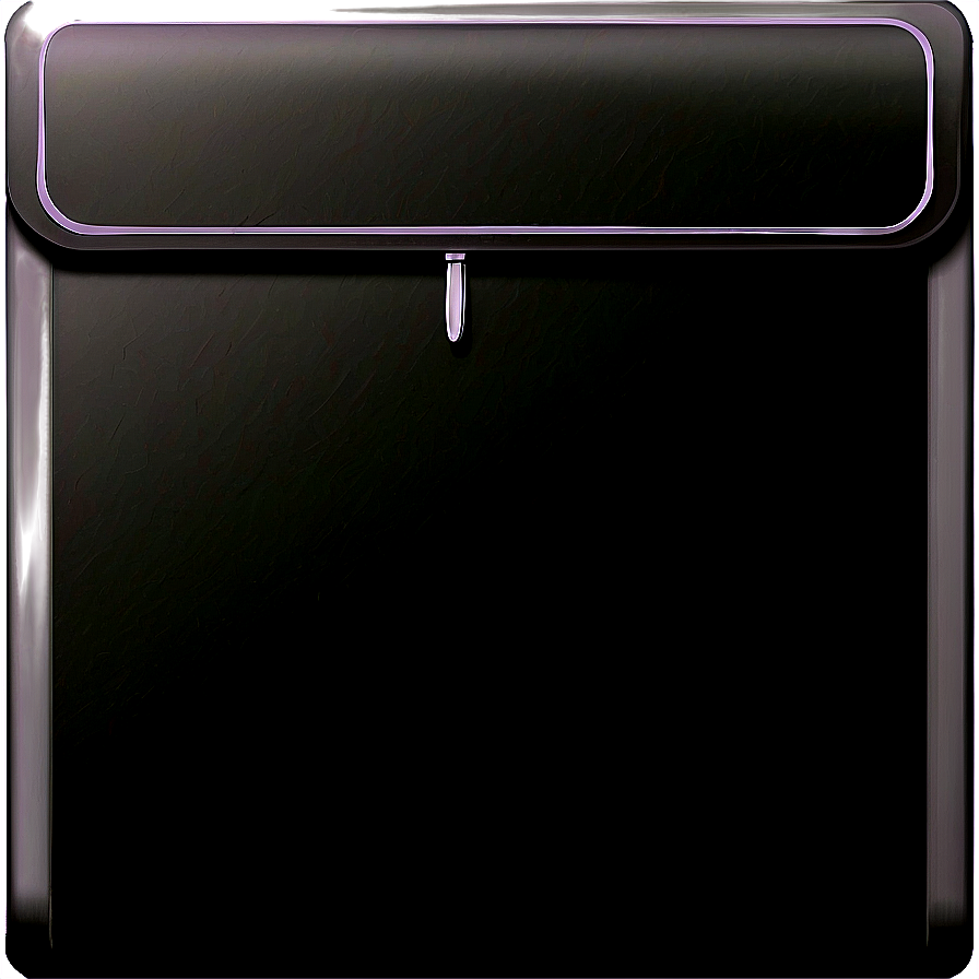 Modern Black Folder Design Png 50 PNG image