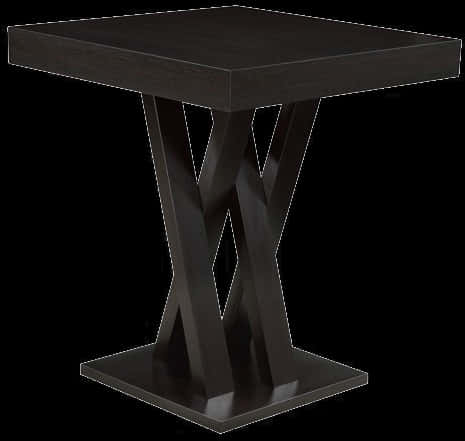 Modern Black Side Table PNG image