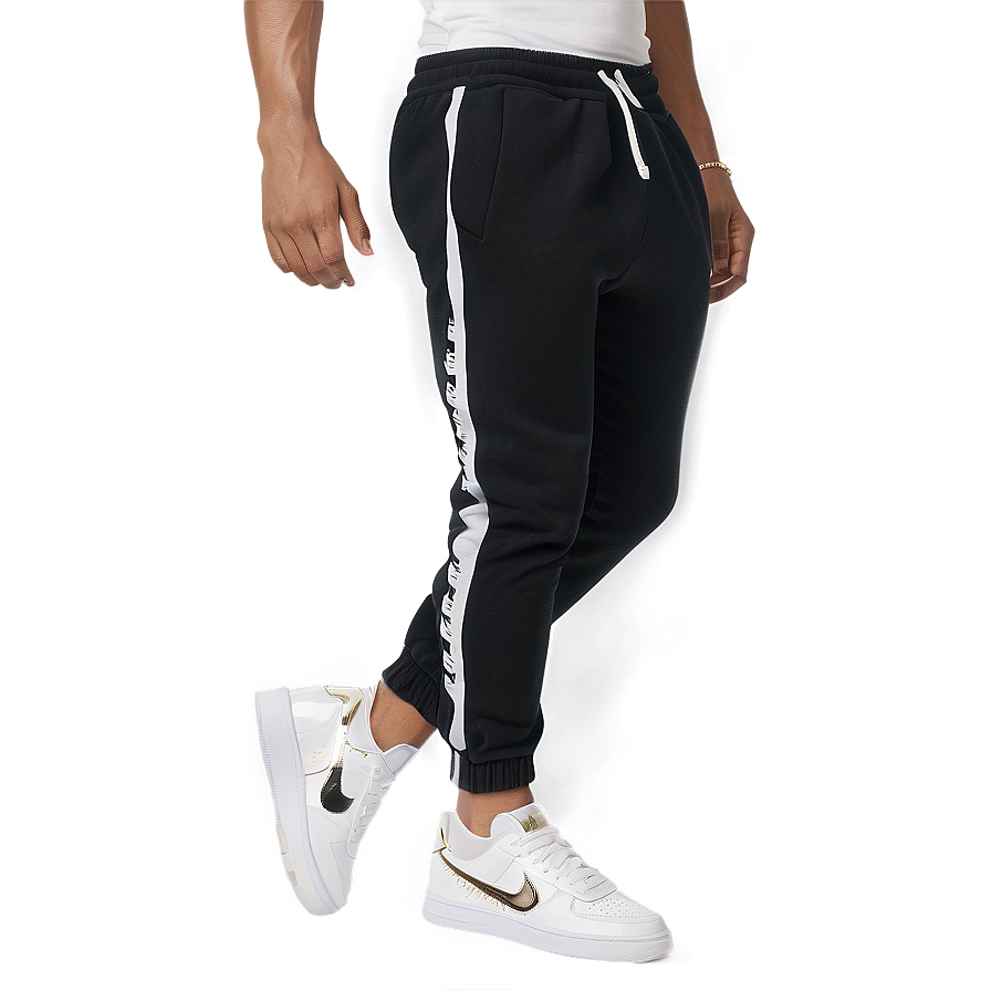 Modern Black Sweatpants Png Asf82 PNG image