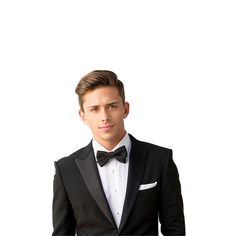 Modern Black Tie Fashion Png 06212024 PNG image