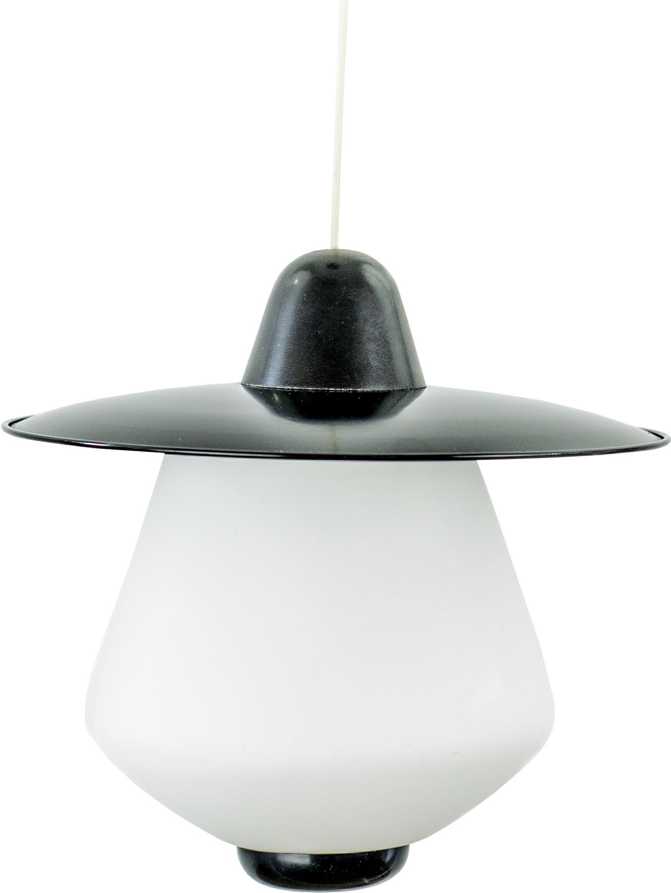 Modern Blackand White Pendant Light PNG image
