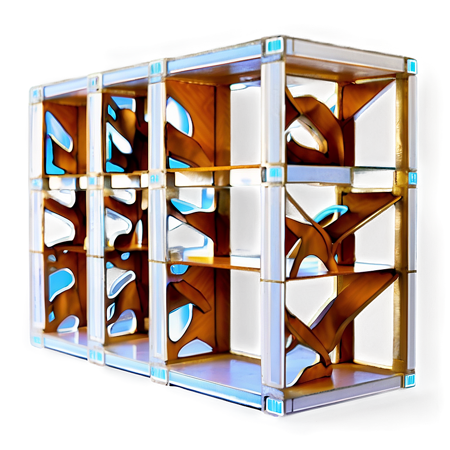 Modern Bookshelf Design Png Kbi27 PNG image