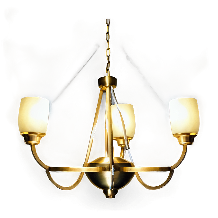 Modern Brass Chandelier Png 83 PNG image