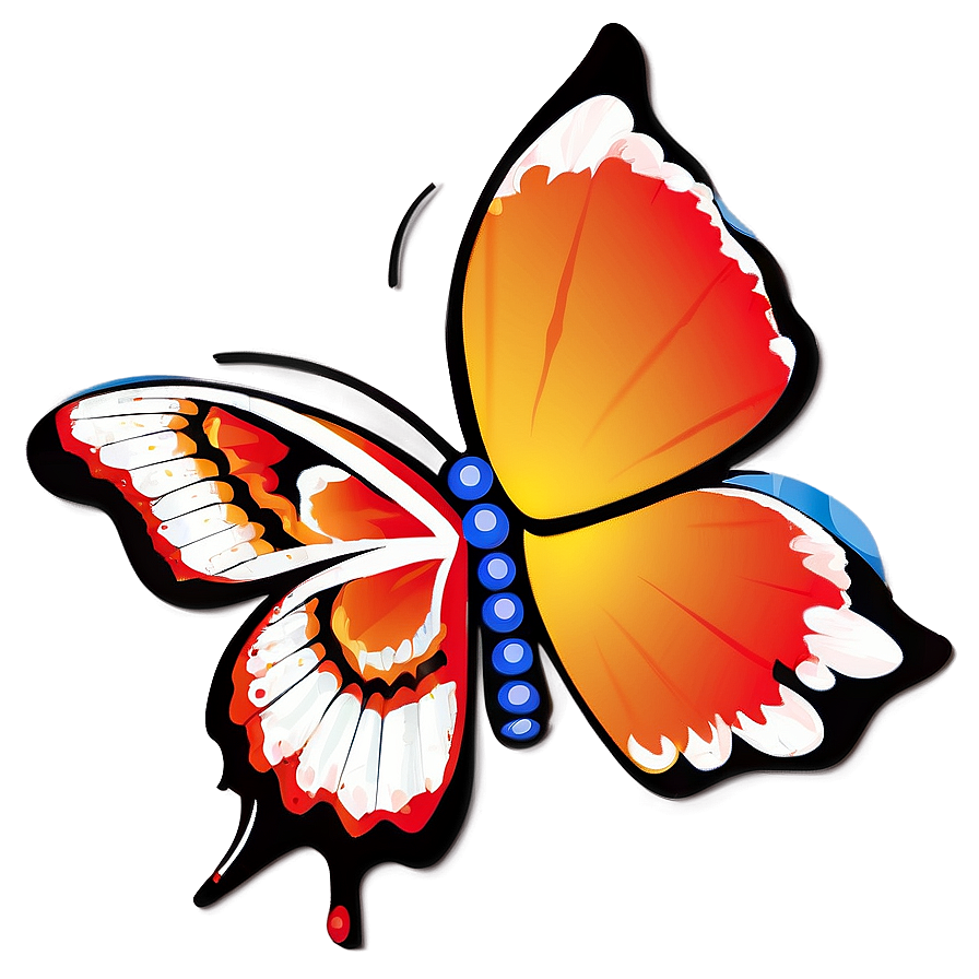 Modern Butterfly Outline Png 67 PNG image