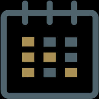 Modern Calendar Icon PNG image
