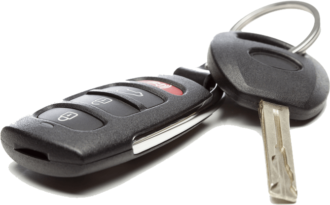 Modern Car Key Foband Physical Key PNG image