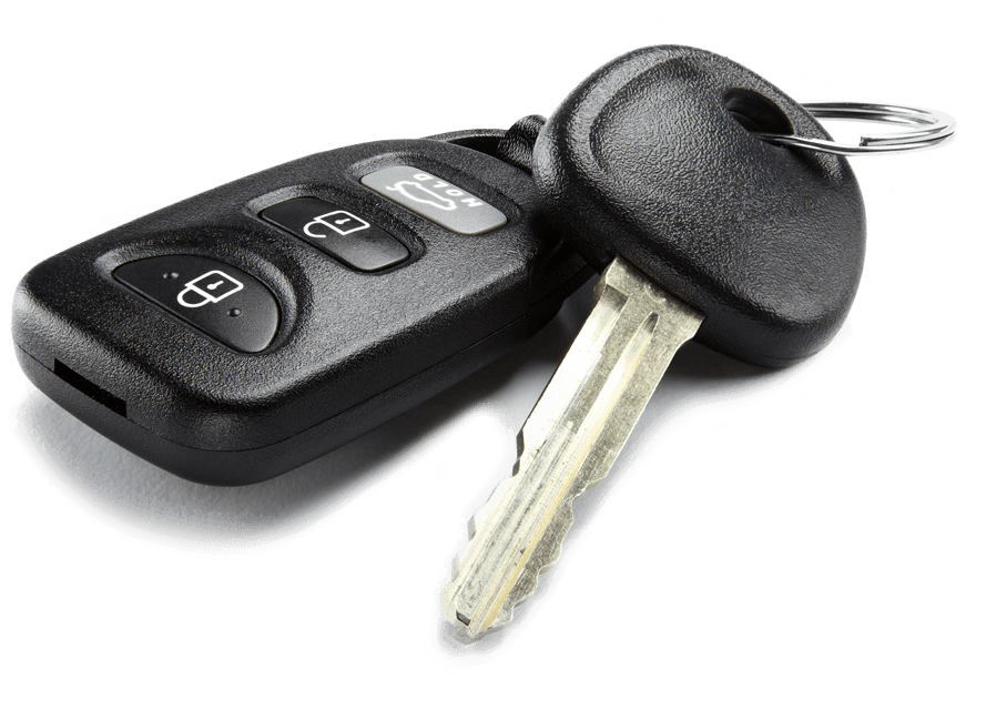 Modern Car Key Fobwith Buttons PNG image