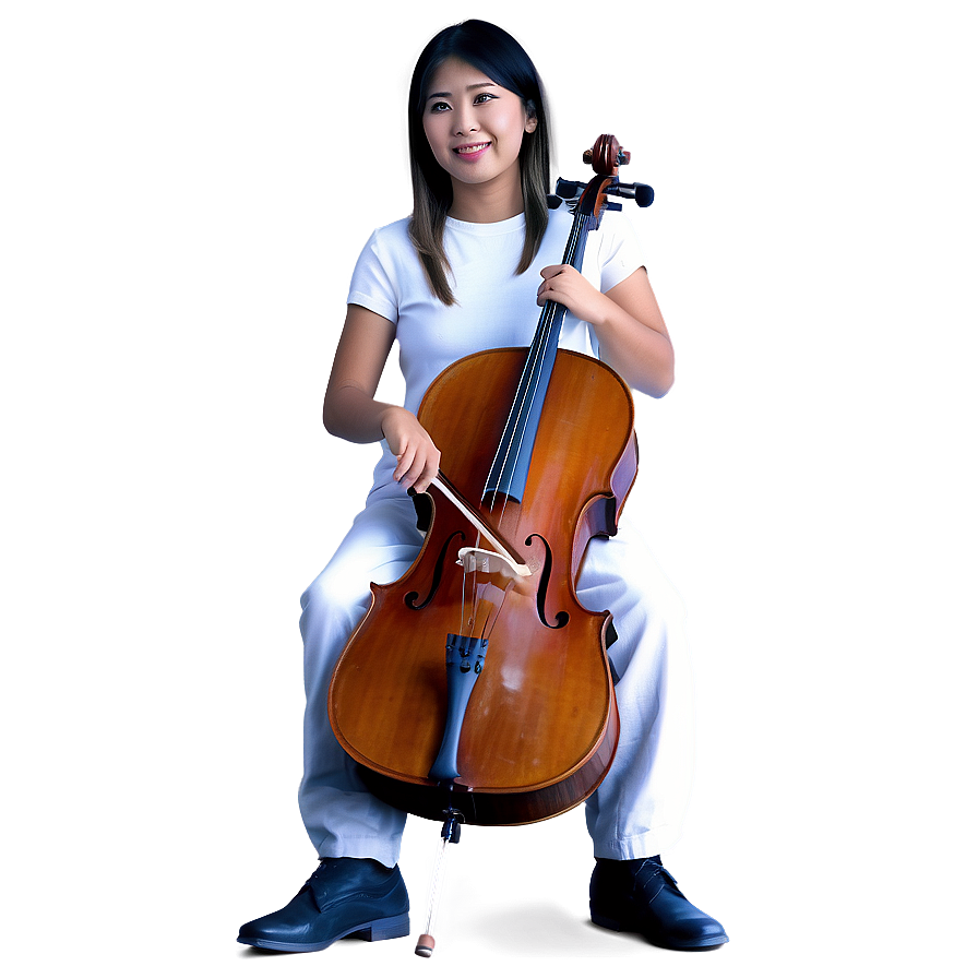Modern Cello Player Png 69 PNG image