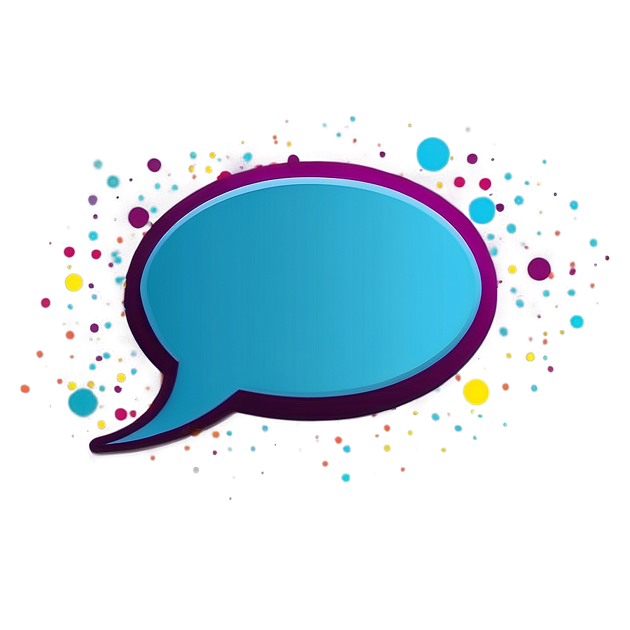 Modern Chat Bubble Design Png 06262024 PNG image