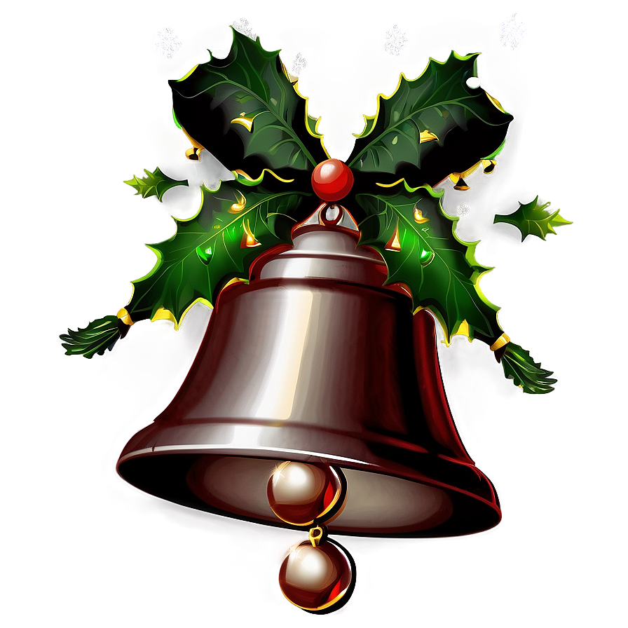 Modern Christmas Bells Png 31 PNG image