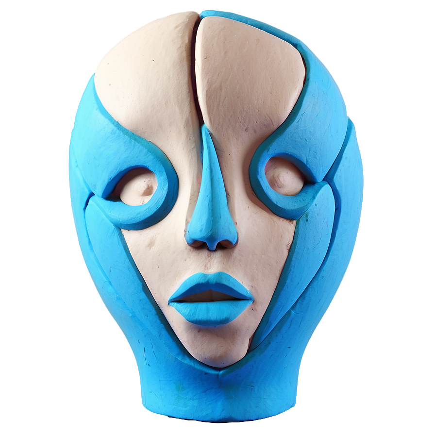 Modern Clay Sculpture Png 06212024 PNG image