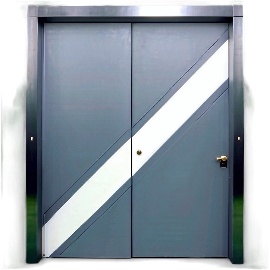 Modern Closed Door Design Png Sfl PNG image