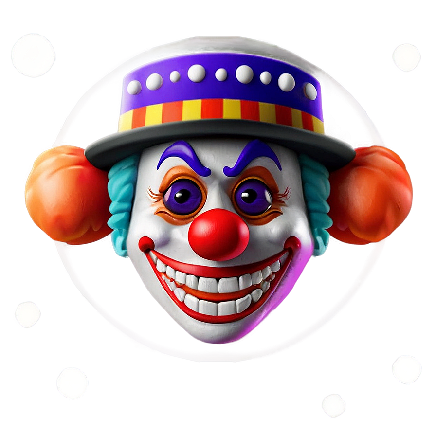 Modern Clown Emoji Png 8 PNG image