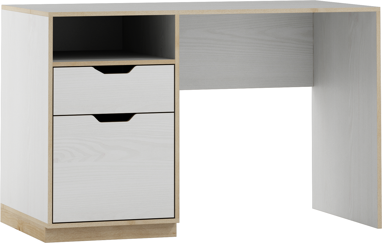 Modern Computer Deskwith Drawers PNG image