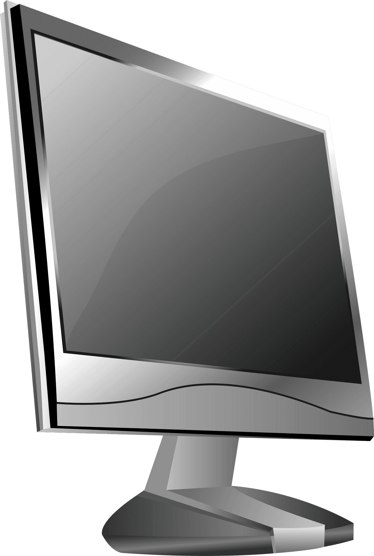 Modern Computer Monitor Clipart PNG image