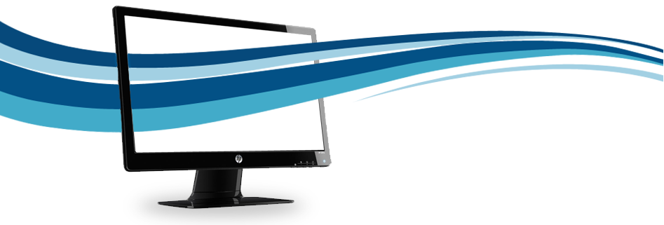 Modern Computer Monitor Design PNG image