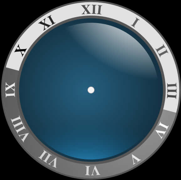 Modern Design Clock Face PNG image
