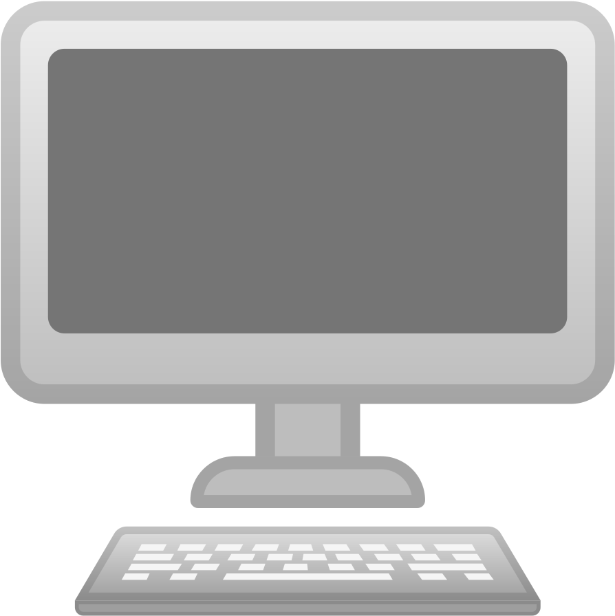 Modern Desktop Setup PNG image