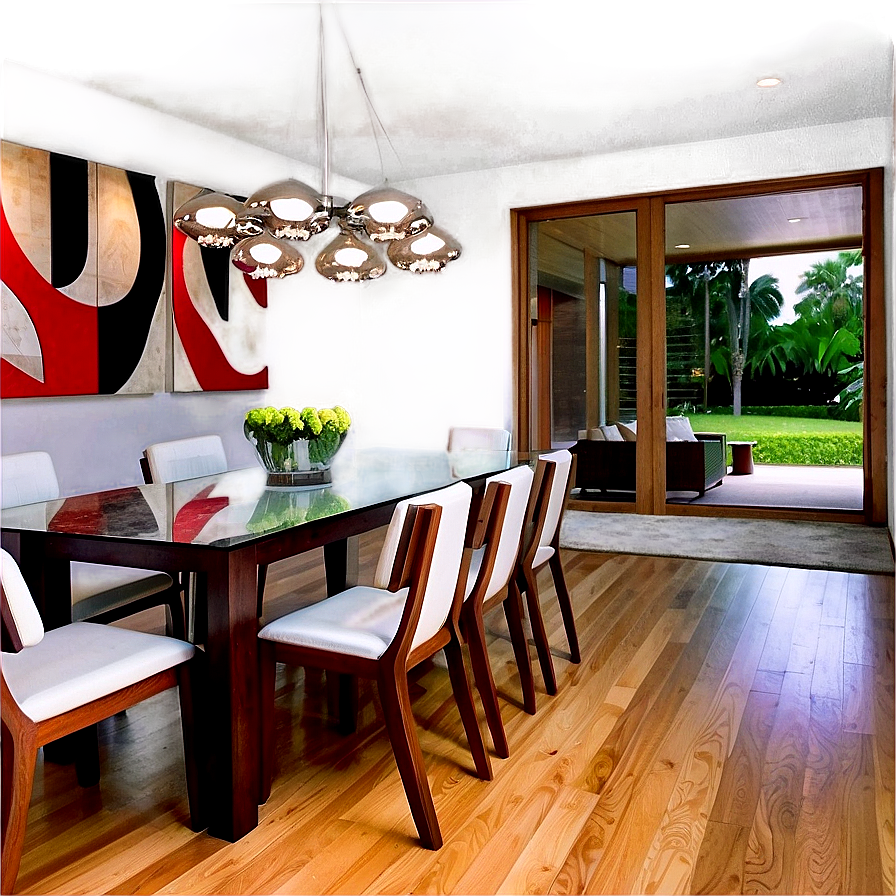 Modern Dining Room Design Png Xam75 PNG image