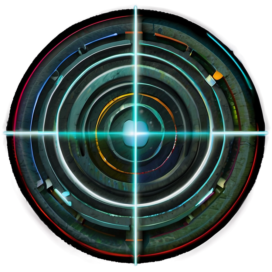 Modern Dot Crosshair Png 06212024 PNG image