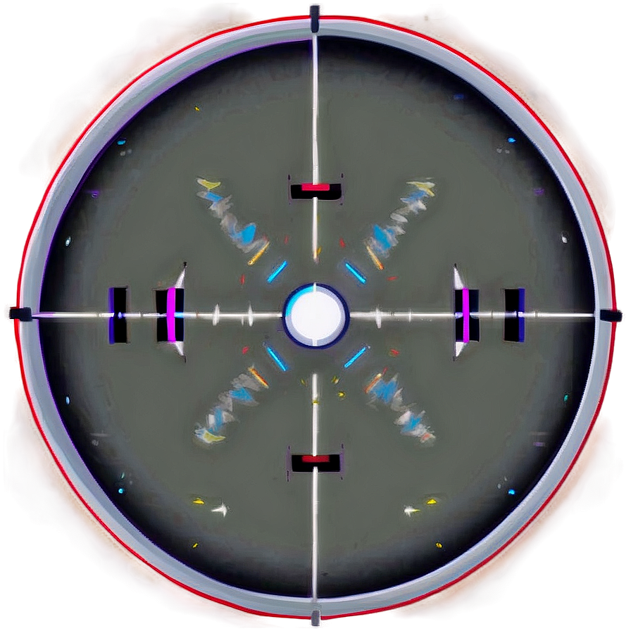 Modern Dot Crosshair Png 5 PNG image