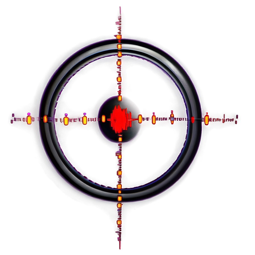 Modern Dot Crosshair Png 9 PNG image